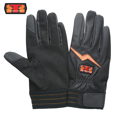 トンボレックス スマホ対応人工皮革製手袋 E-231 ◆0.6mm厚