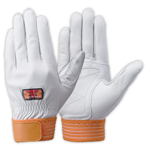 トンボレックス 牛革製手袋オレンジパイル C-308 ◆0.75mm厚
