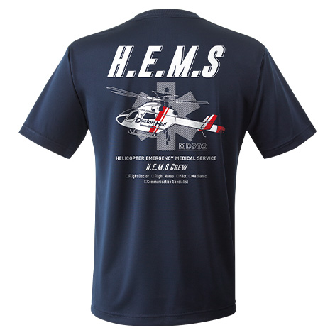 ドクターヘリ HEMS エアライドTシャツ MD902