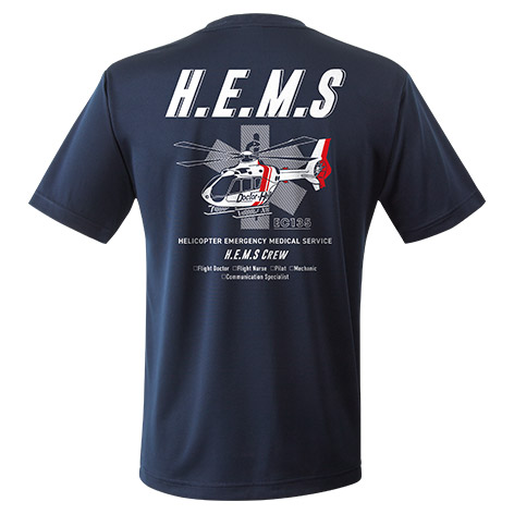 ドクターヘリ HEMS エアライドTシャツ EC135