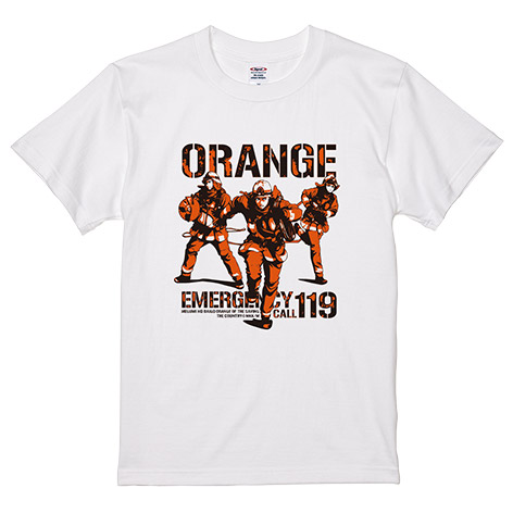 め組の大吾 救国のオレンジ コットンTシャツ